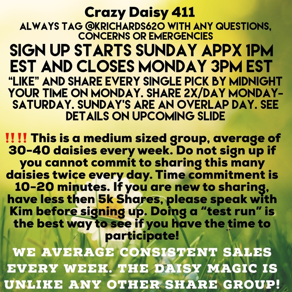 New Signups Posted! Join Us! Closing At 5pm Et - image 8